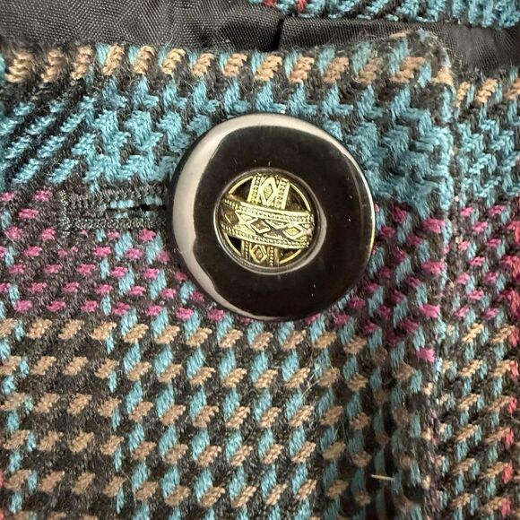 John Meyer Of Norwich Wool Blend Plaid Button Down Blazer Women’s Size 18W - Picture 3 of 13